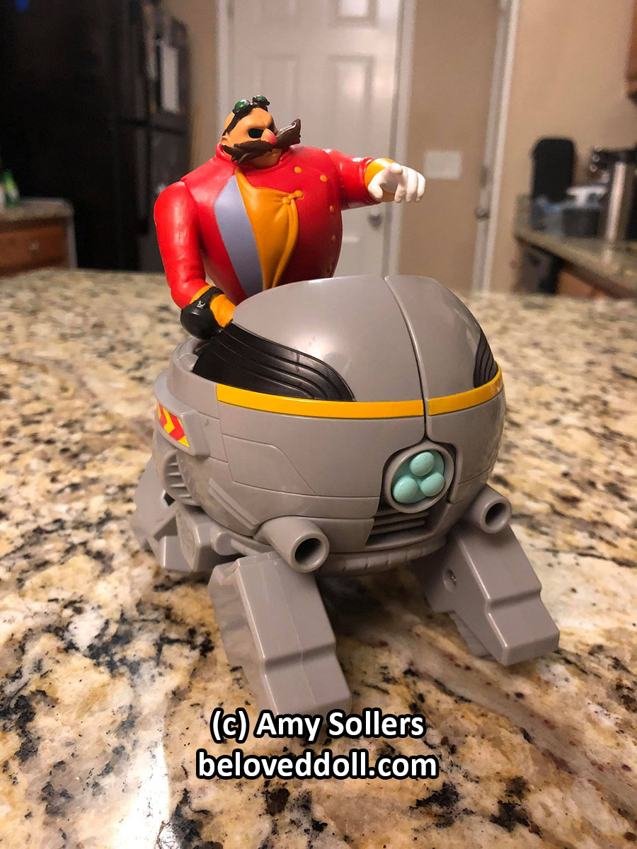 Sonic Boom Dr Eggman with Eggmobile 3.5 Inch Action Figure Loose