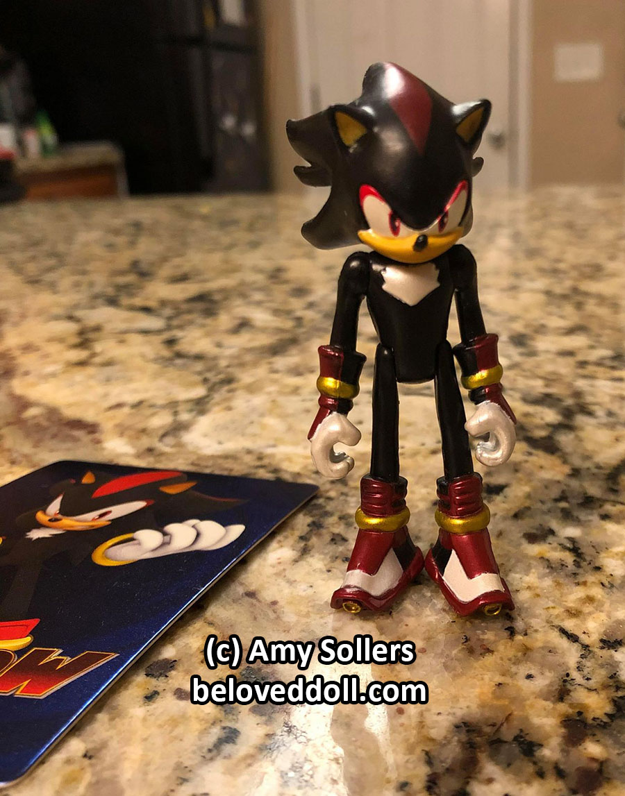 Sonic Boom Shadow the Hedgehog 3.5 Inch Action Figure Shiny Loose with Card